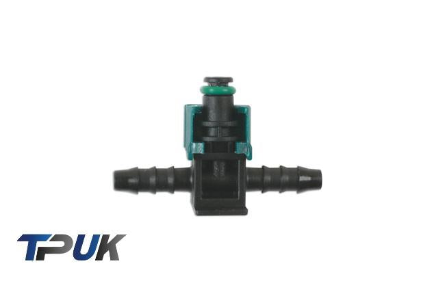 Laser Fuel Line 2 Way Leak Off Connector 5Pc 4Mm Id Hose Fits Ford Transit
