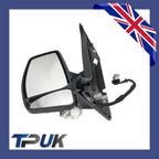 Ford Transit Custom Left Complete Door Mirror Electric + Cable + Indicator Light