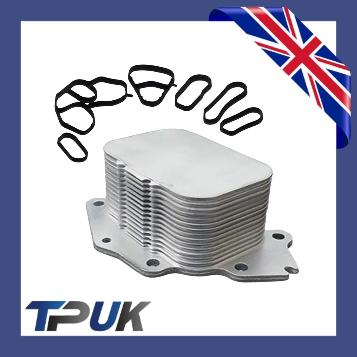 Oil Cooler Radiator Fits Ford Focus Fiesta Cmax 1.6 1.4 Tdci 90Ps 110Ps