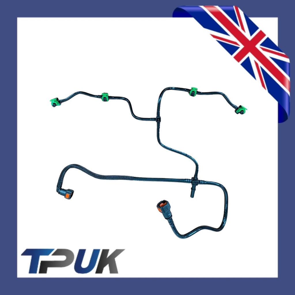 Ford Transit 2.4 Mk7 Fuel Injector Return Pipe Leak Off And Clips 2.4 Defender