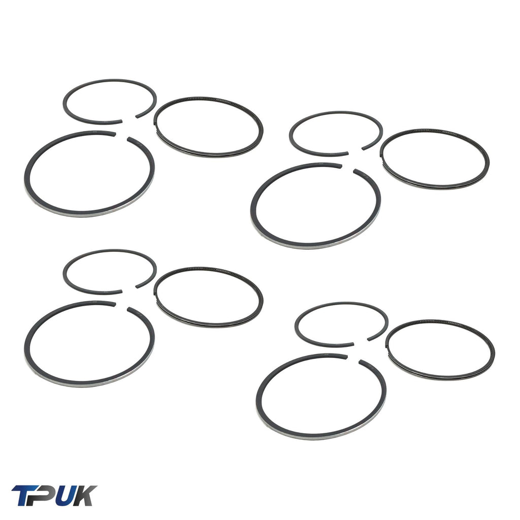 Piston Ring Set Fits Ford Transit Mk6 2.4 2000-2006 Per 4 2S7Q6148A2B 0611350500
