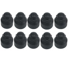 Brand New Transit Mk8 Custom 2014 On Black Wheel Nut Covers Set Of 10