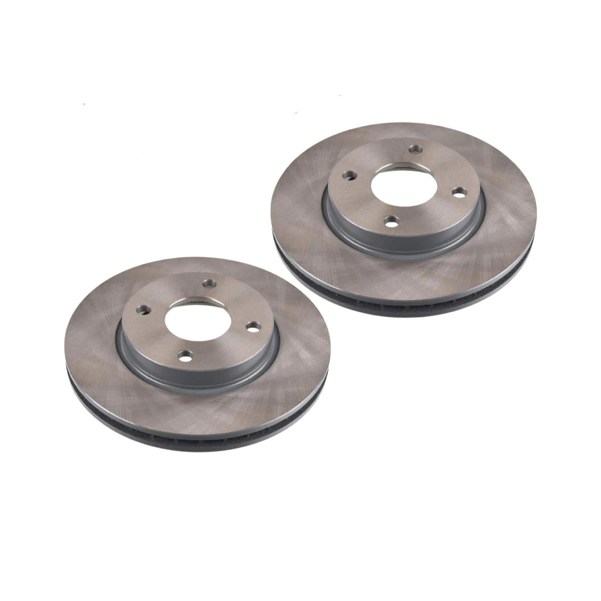 2X Front Brake Discs For Ford Focus 1998-2004 258mm Vented 3555344 98AB1125BD