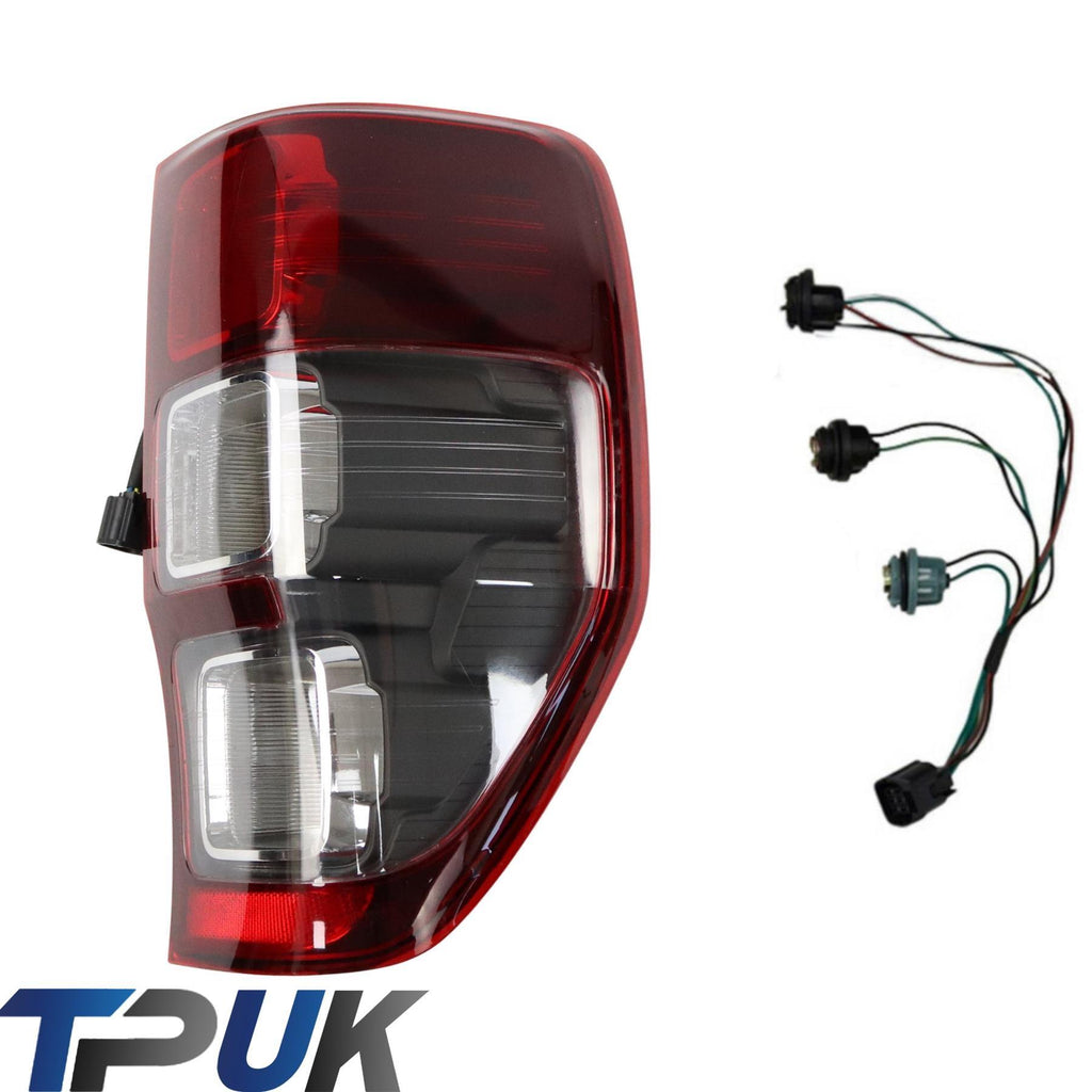 RIGHT BLACK REAR LIGHT LENS BULBS FOR FORD RANGER 2006-2019 OFF DRIVERS SIDE