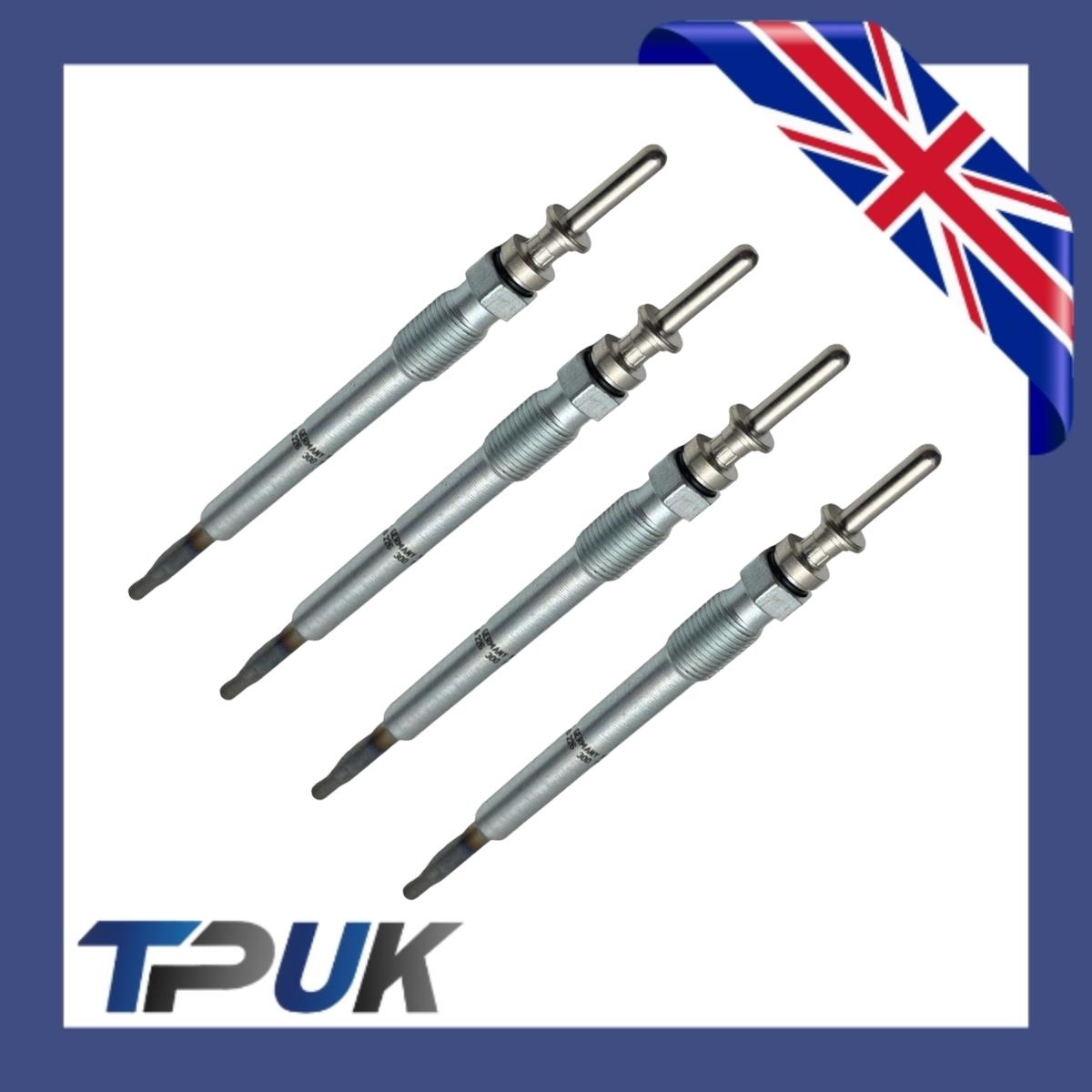 Glow Plugs For Vauxhall Opel Astra Vectra Zafira Sintra 1995-2006  Set Of 4