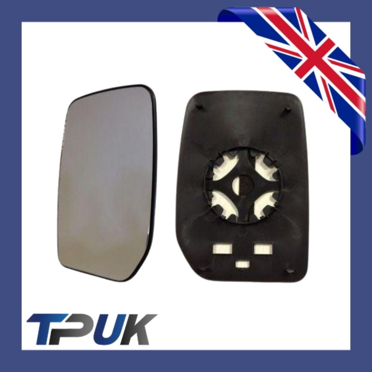 Front Door Wing Mirror Glass Ford Transit Mk6 Mk7 2000-2014 Passenger Left Side