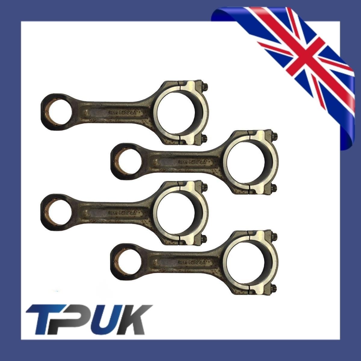 Set Of 4 Ford Transit 2.4 Tdci Connecting Con Rod 2006 On Jxfa H9Fa Jxfa Phfc