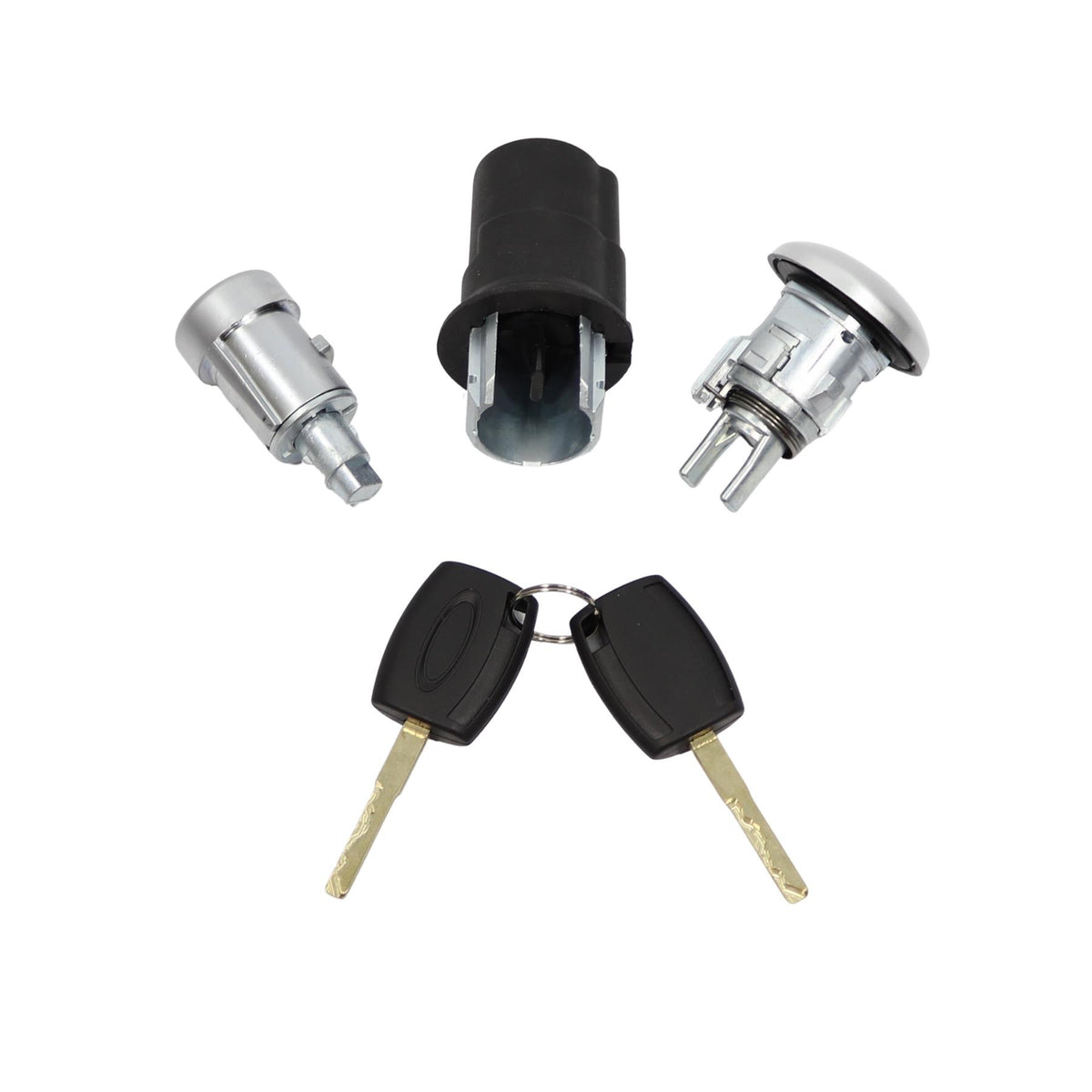 For Ford Transit Lock Set Mk8 Custom Door Bonnet Ignition Barrel 2 Keys