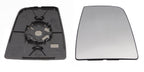 Ford Transit Mk8 2014 On Right Drivers Upper Wing Mirror Glass + Back Plate