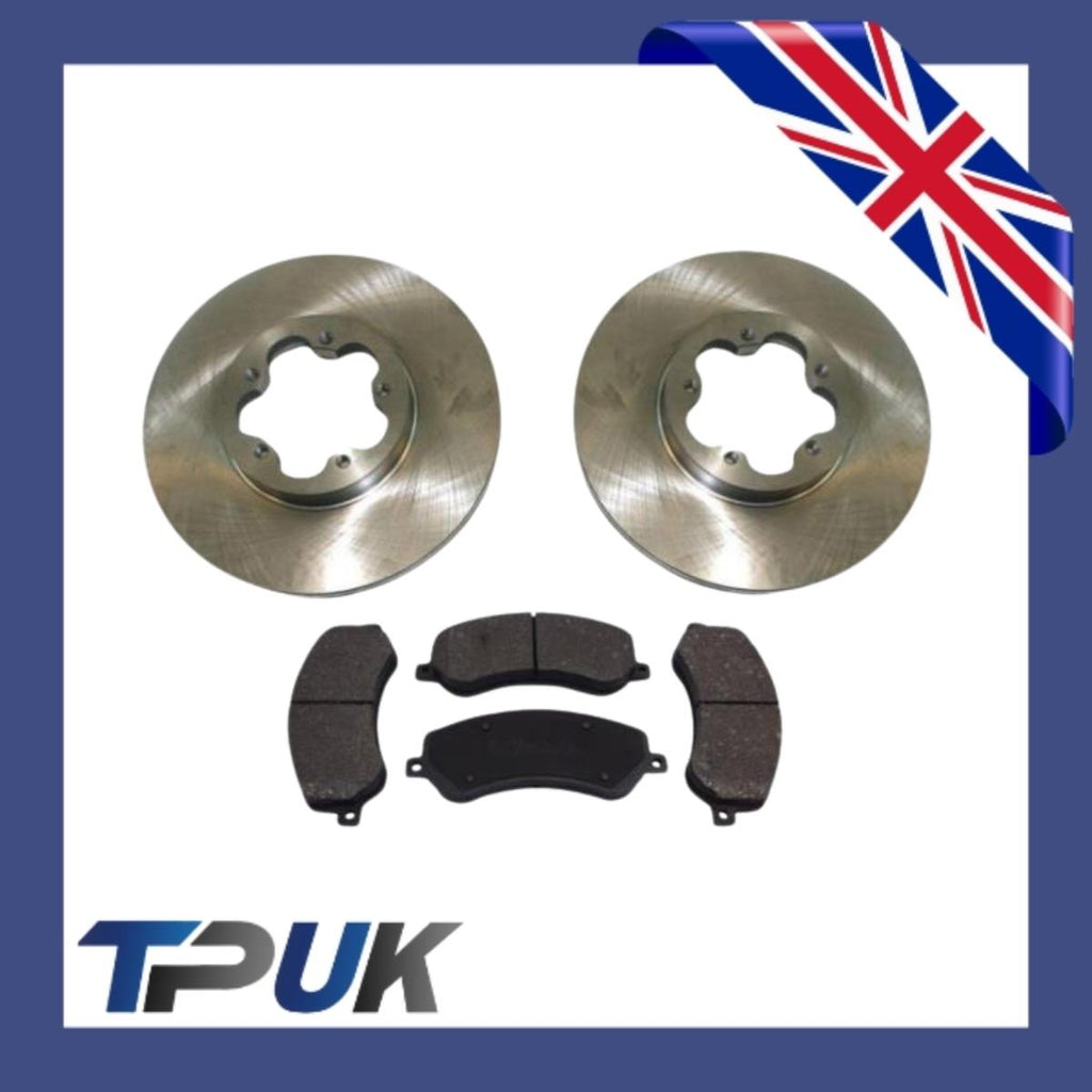 Front Brake Pads Discs For Ford Transit Mk7 2.2 2.4 Rwd 2.2 Fwd 330 350 Series