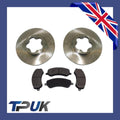 Front Brake Pads Discs For Ford Transit Mk7 2.2 2.4 Rwd 2.2 Fwd 330 350 Series