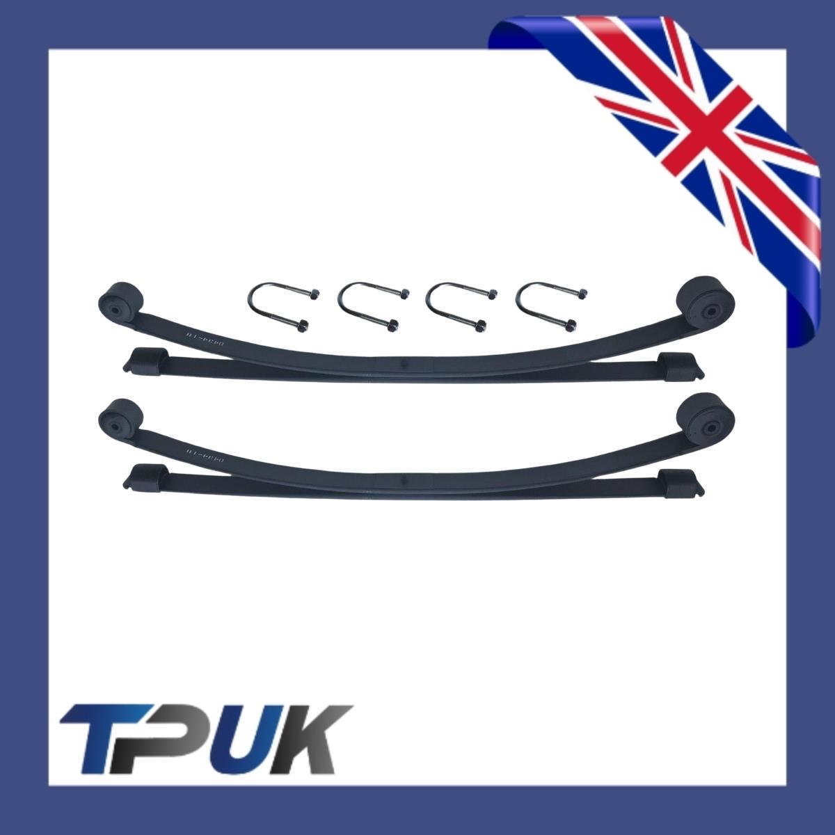 Ford Transit Leaf Springs Mk8 1+1 Pair Double 2.0 2.2 Rwd 14 On 76Mm