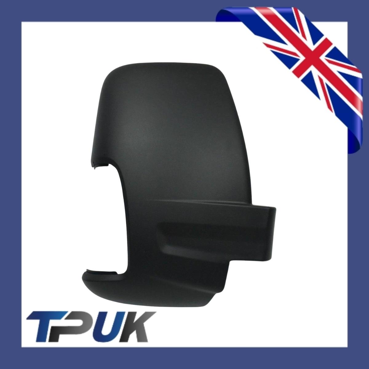 Ford Transit Mk8 Front Right Side Mirror Glass Orange Indicator Lens Cover Set
