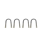 Ford Transit Mk7 Mk8 Set 4 U Bolt & Locknuts 3 4 5 Leaf Spring 75Mm Wide