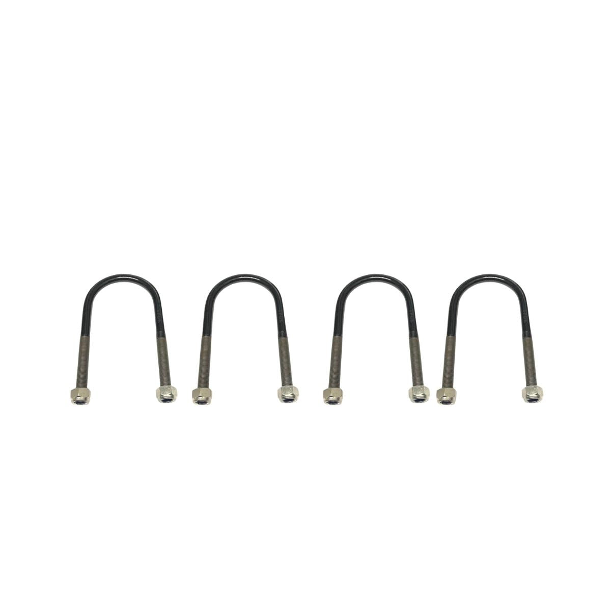 Ford Transit Mk7 Mk8 Set 4 U Bolt & Locknuts 3 4 5 Leaf Spring 75Mm Wide