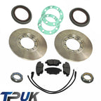 Ford Transit Mk7 2.2 2.4 Rwd Rear Brake Discs Pads Hub Nuts Seals Gasket Twin