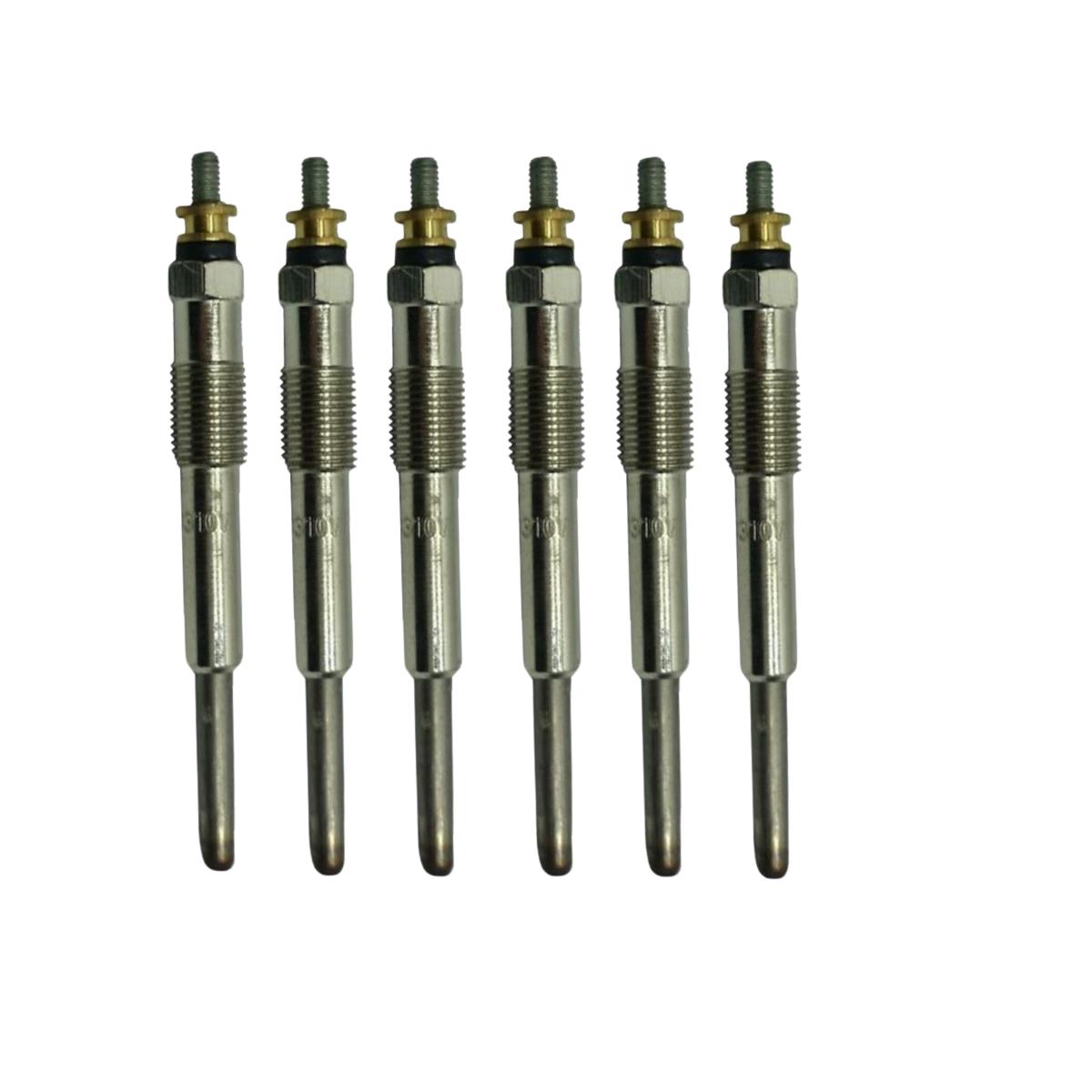Glow Plug For Audi 80 90 100 A3 A4 A6 Cabriolet 1.6 1.9 2.0 2.4 1978-2005 Per 6