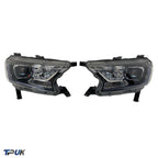 Headlight Pair For Ford Ranger 2.0 2018-2022 Jb3B13E015Aa Jb3B13E014Aa