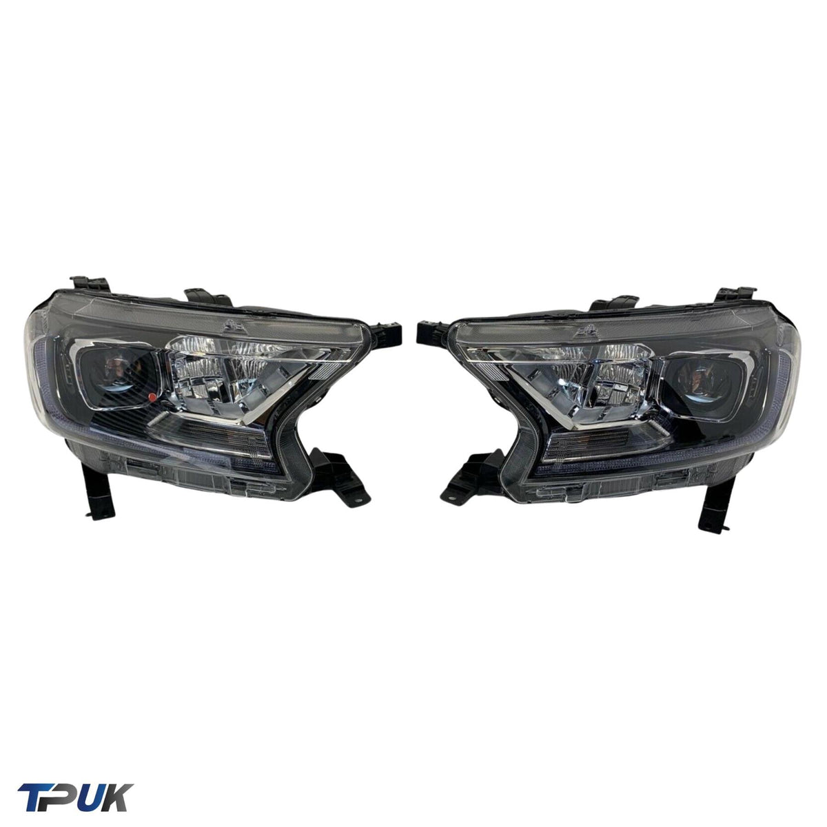 Headlight Pair For Ford Ranger 2.0 2018-2022 Jb3B13E015Aa Jb3B13E014Aa
