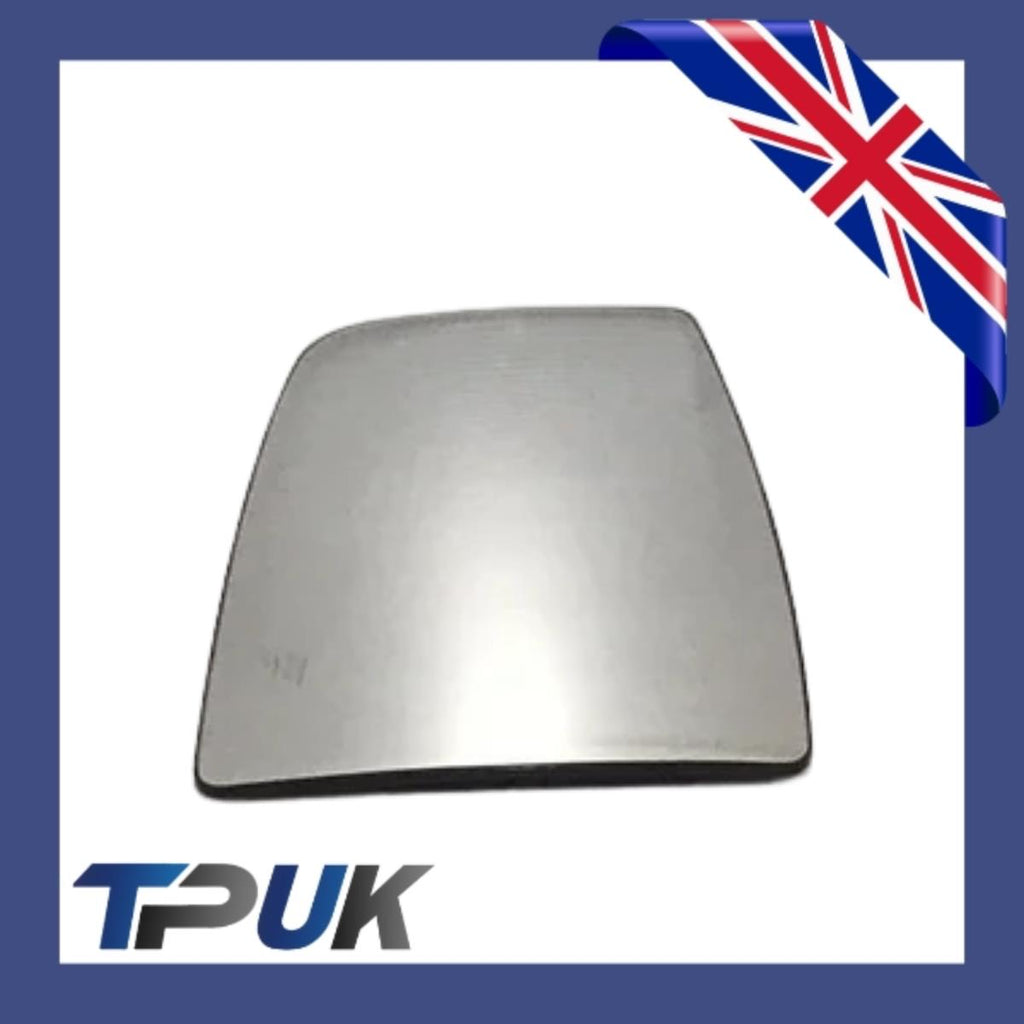 Ford Transit Mk8 2014 On Left Passengers Upper Wing Mirror Glass + Back Plate