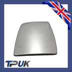 Ford Transit Mk8 2014 On Left Passengers Upper Wing Mirror Glass + Back Plate