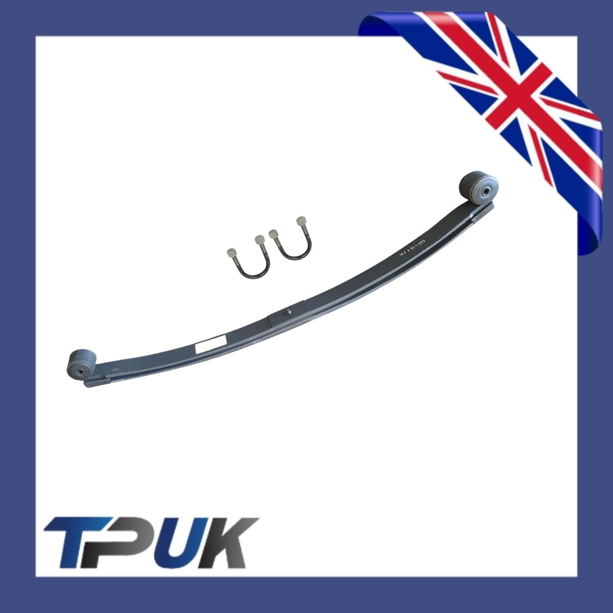 For Ford Transit Double 2 Leaf Spring 2.2 2.4 Mk7 Fwd Rwd 75Mm Bushes Ubolts