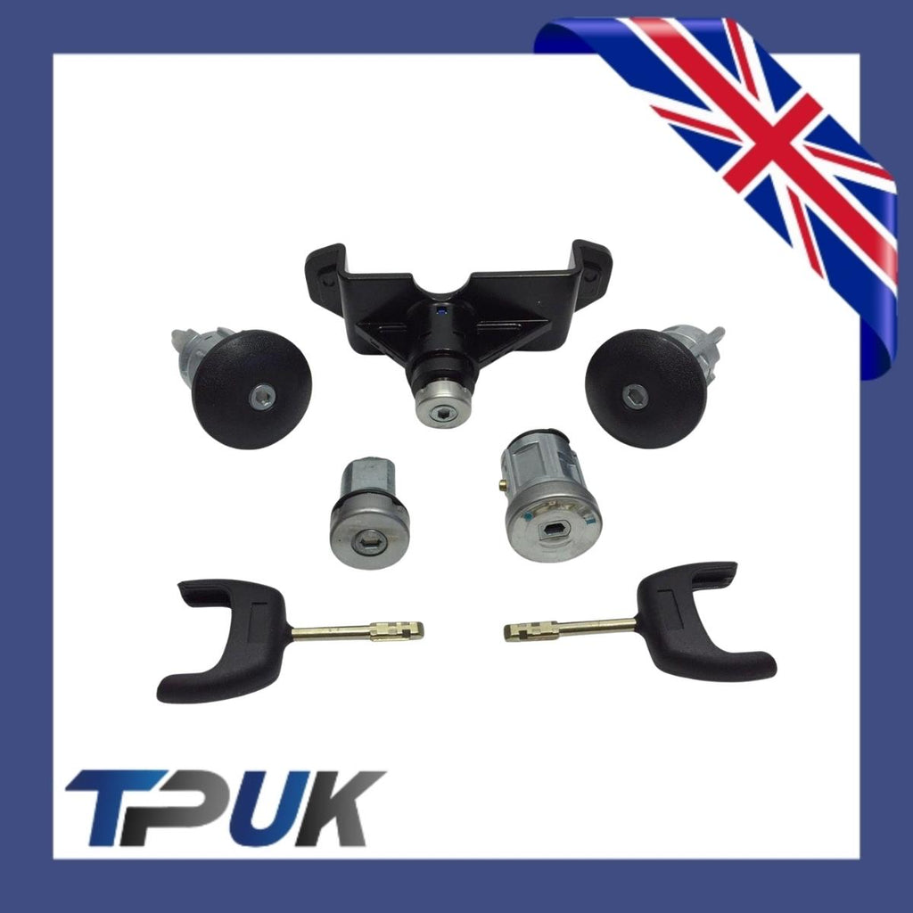 Ford Transit Lock Set 2006 - 2011 Complete Set Mk7 And 2 Keys 2.4 2.2 Brand New