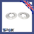 Ford Transit Mk8 Rear Brake Pads Discs 2.2 2.0 Rwd 14 On Twin Double Rear Wheels