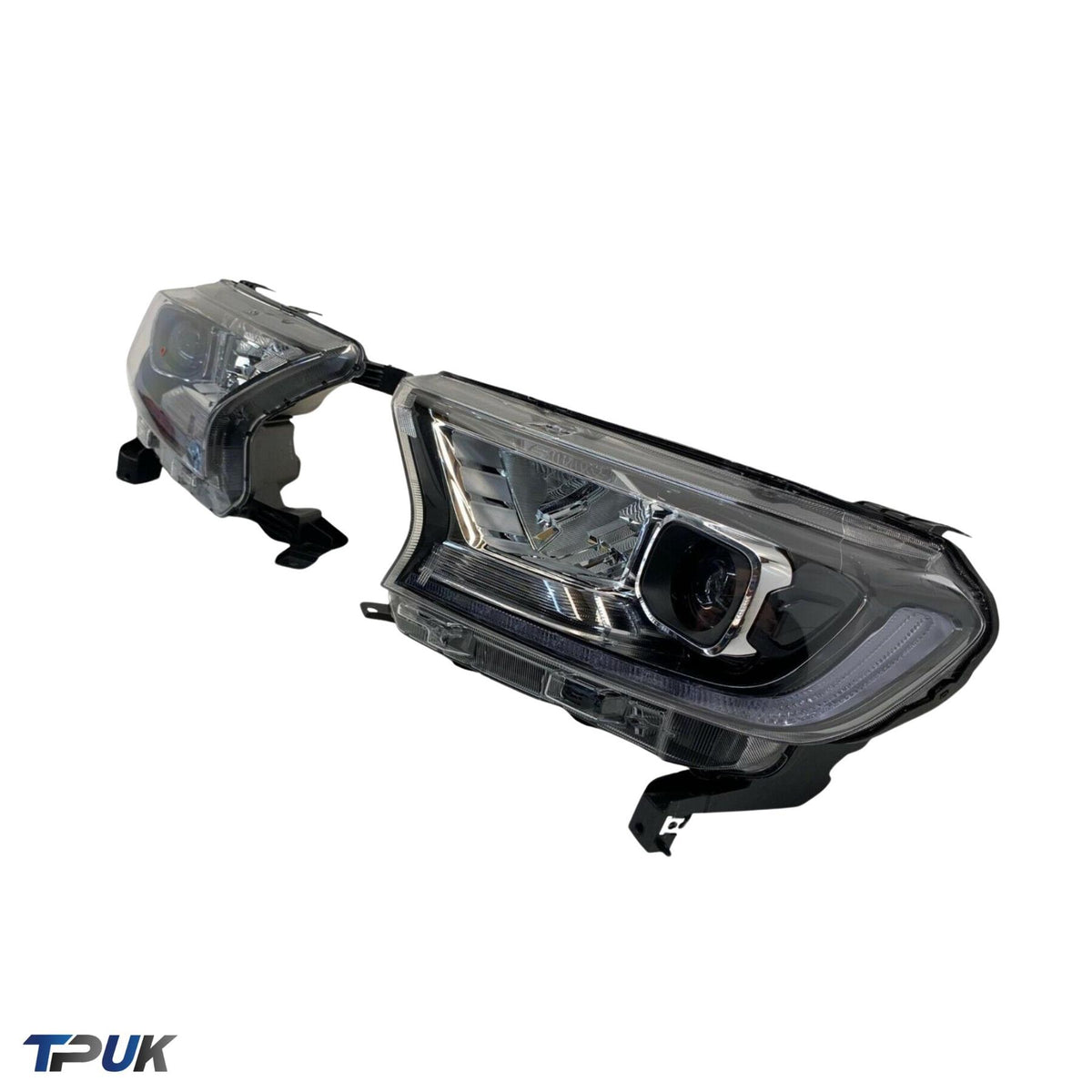 Headlight Pair For Ford Ranger 2.0 2018-2022 Jb3B13E015Aa Jb3B13E014Aa