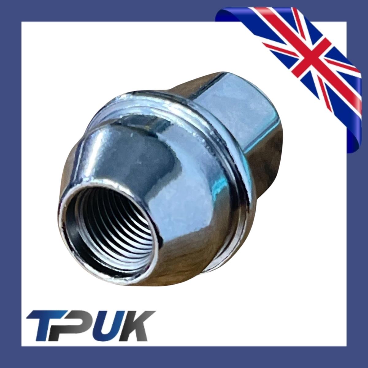 Ford Transit Mk8 Custom Set Of 15 Wheel Nuts Stainless Steel Cap 2012 On M14X1.5