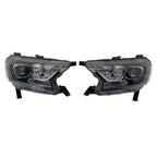 Headlight Pair For Ford Ranger 2.0 2018-2022 Jb3B13E015Aa Jb3B13E014Aa