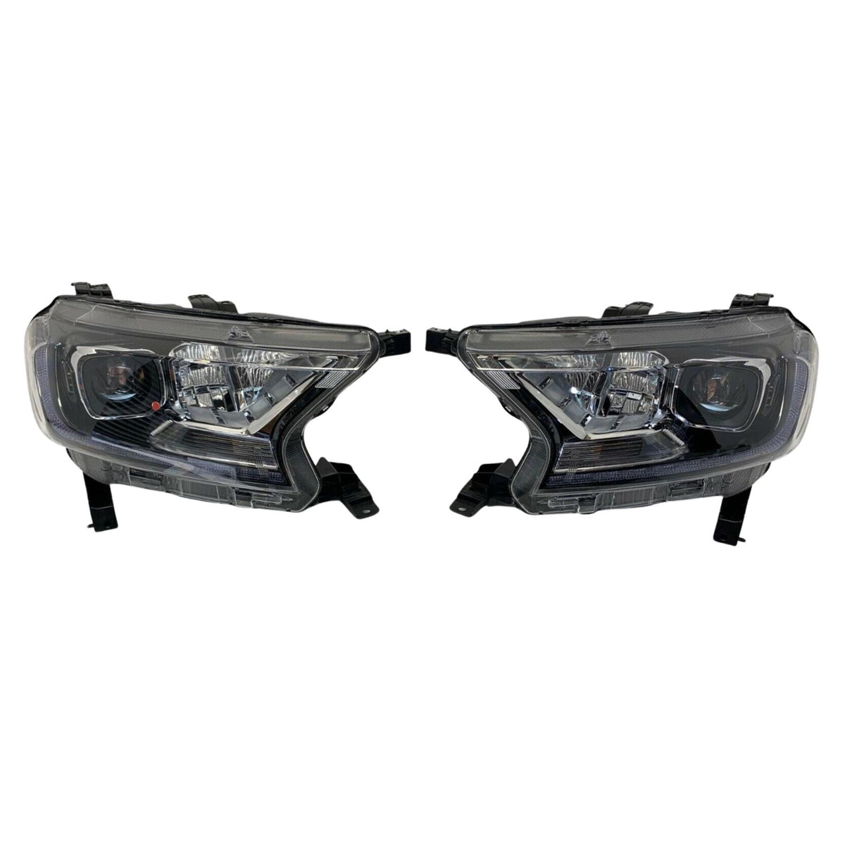 Headlight Pair For Ford Ranger 2.0 2018-2022 Jb3B13E015Aa Jb3B13E014Aa