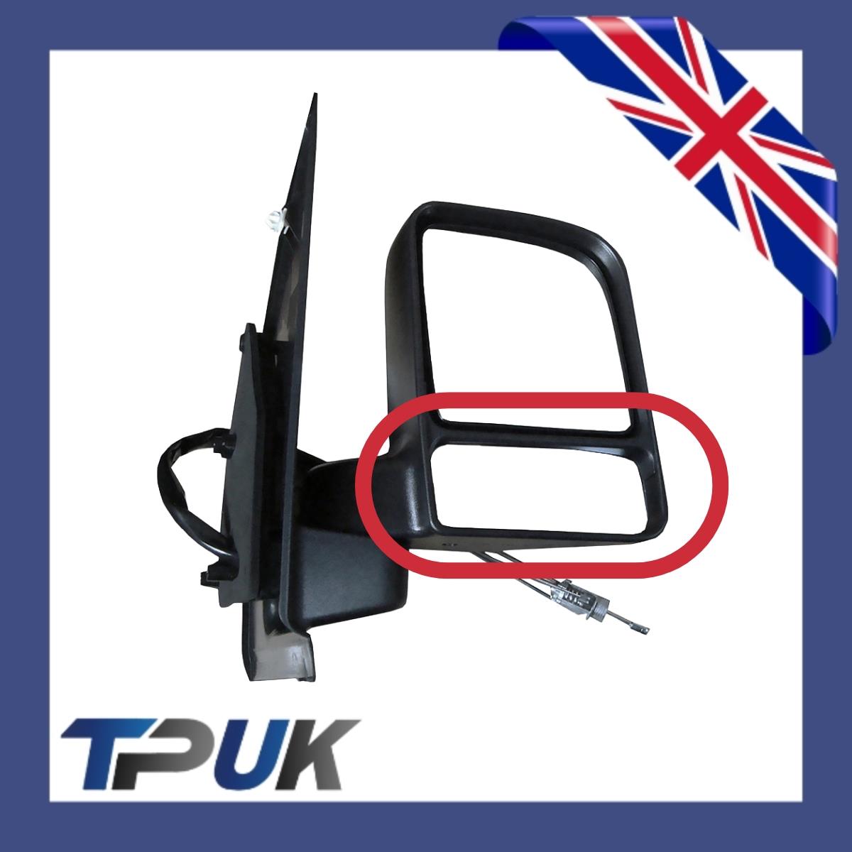 Ford Transit Connect Mirror mk1 2002 on  Glass Bottom Blind Spot O/S