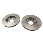 Pair Brake Discs Vented For Ford Focus Street Fusion Fiesta Puma Mazda 258Mm 98Ab-1125-Bd