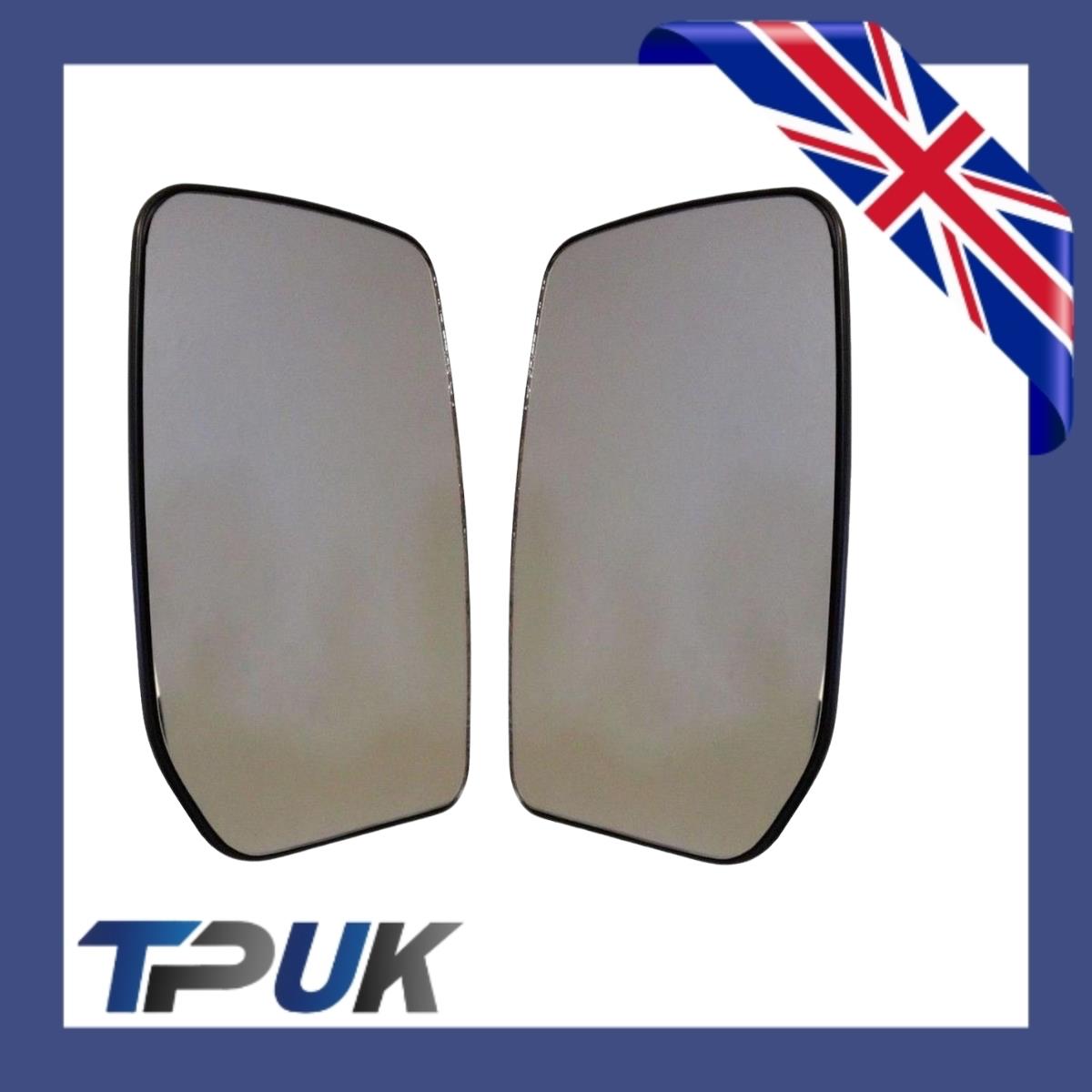 A Pair Of Door Wing Mirror Glass Ford Transit Mk6 Mk7 2000-2014 Right & Left