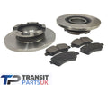 Ford Transit Mk8 Custom Rear Brake Pads Discs 2.2 Fwd 2012 On 308Mm