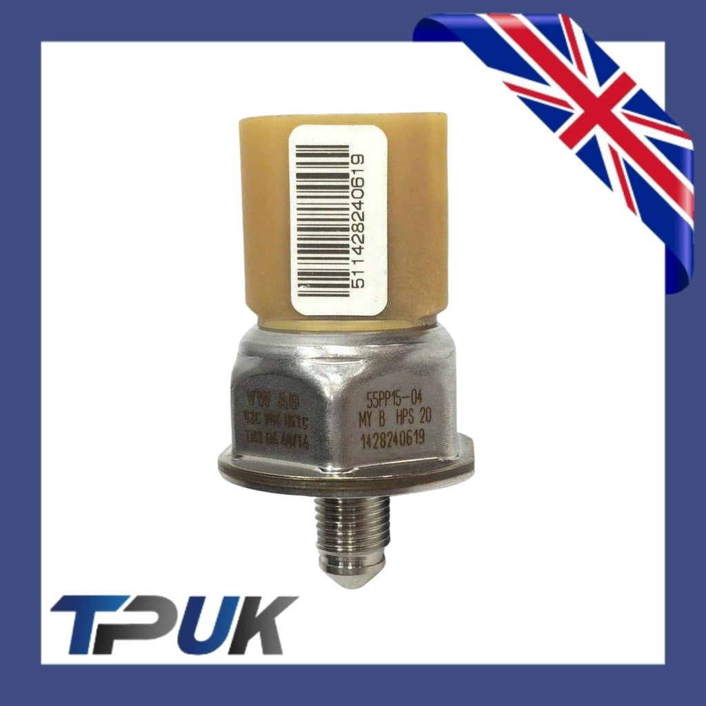Audi 3.0 Fuel Rail High Pressure Sensor Injection Valve A4 A5 A6 A7 A8 Aq5 Aq7