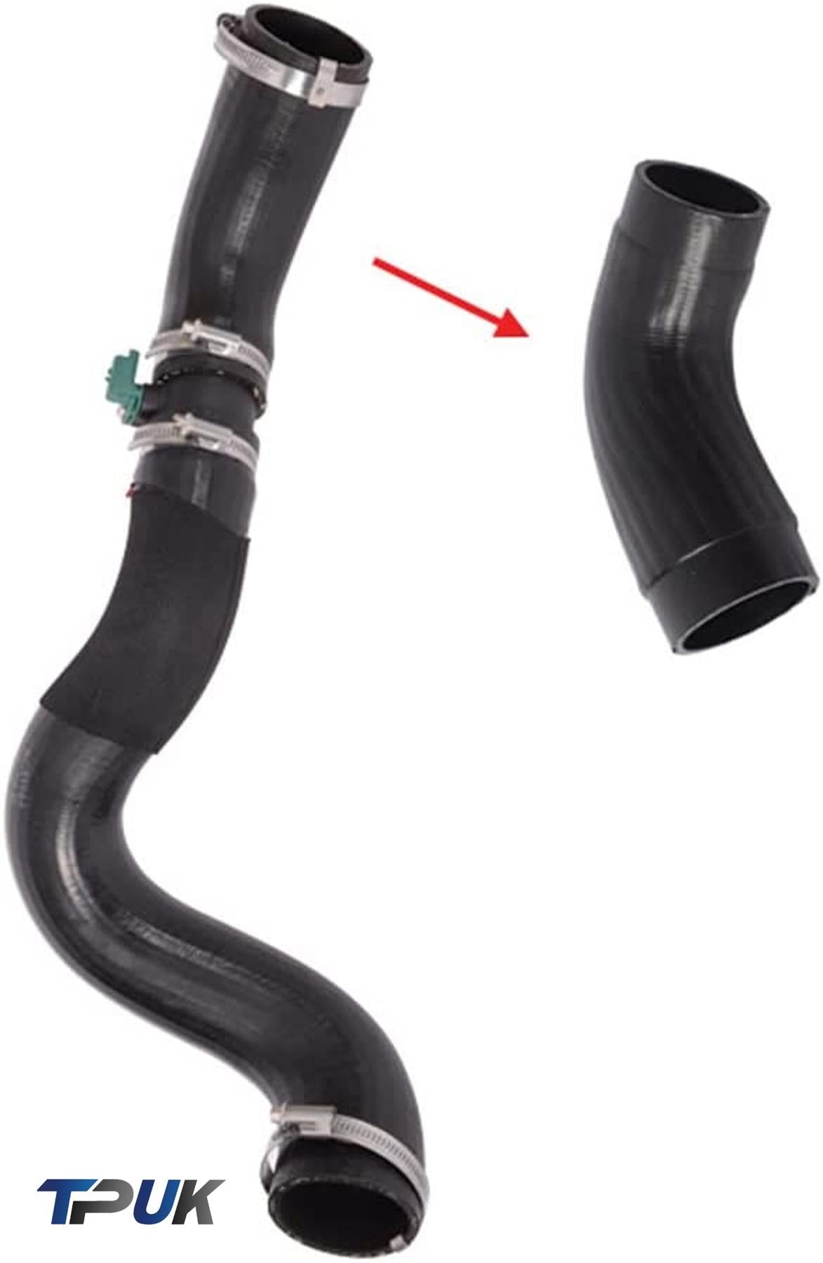 Intercooler Turbo Hose Pipe For Ford Transit 2.2 2007-2018 Small 1892430 1870694