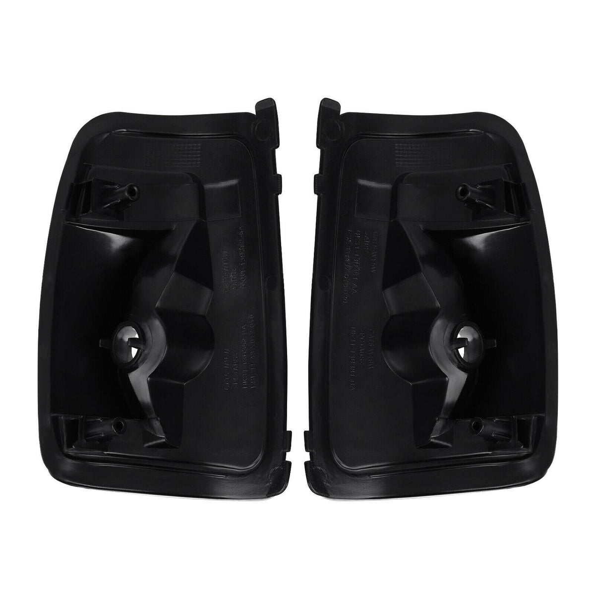 Pair of Clear Wing Mirror Indicator Lenses for Ford Transit Mk8 (2014-Onwards) - Left & Right Side Replacement Light Covers
