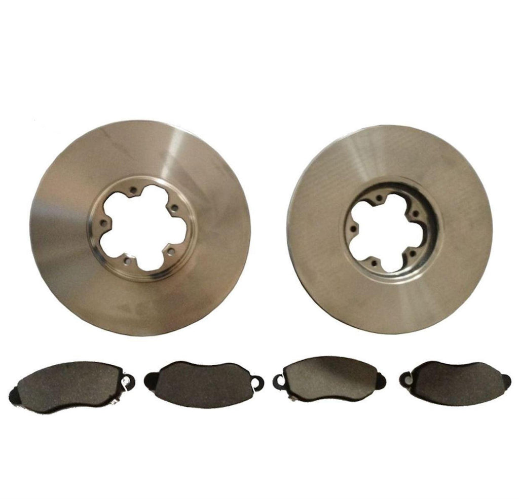 TRANSIT BRAKE PADS AND DISCS 2000 - 2006 2.0 FWD FULL SET
