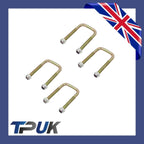 4 Leaf Spring U Bolts Ford Transit Mk4 Mk5 Mk6 1985-2006 Fits 1 To 3 Leaf Set