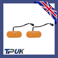 Ford Transit 2014 On Mk8 Side Marker Light Lamp Lens Pair (2) New 2.2 2.0