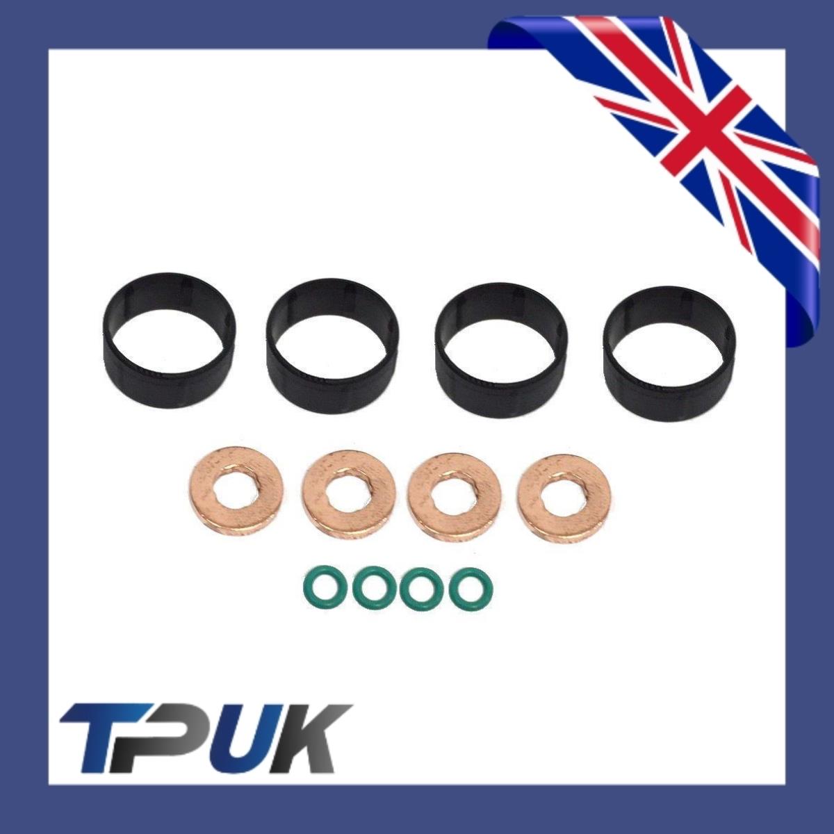 Fuel Injector Seal + Washer + Oring Set For Citroen Peugeot 1.4 Hdi Diesel