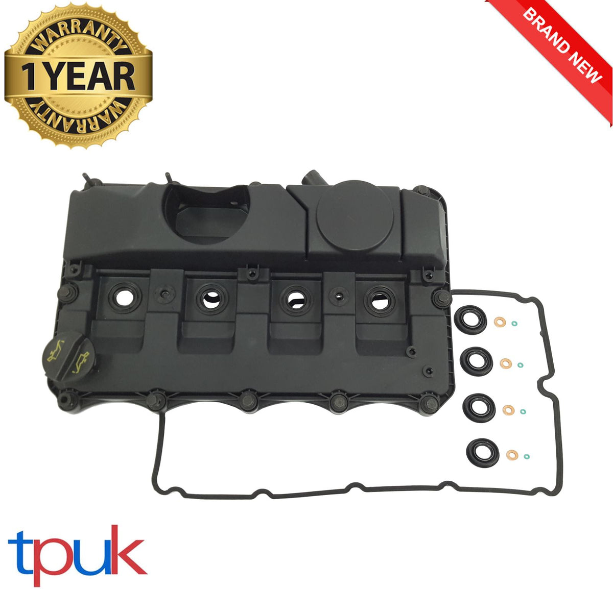 Camshaft Rocker Cover Ford Transit Mk7 2.4 Rwd Gasket Injector Seals Washers