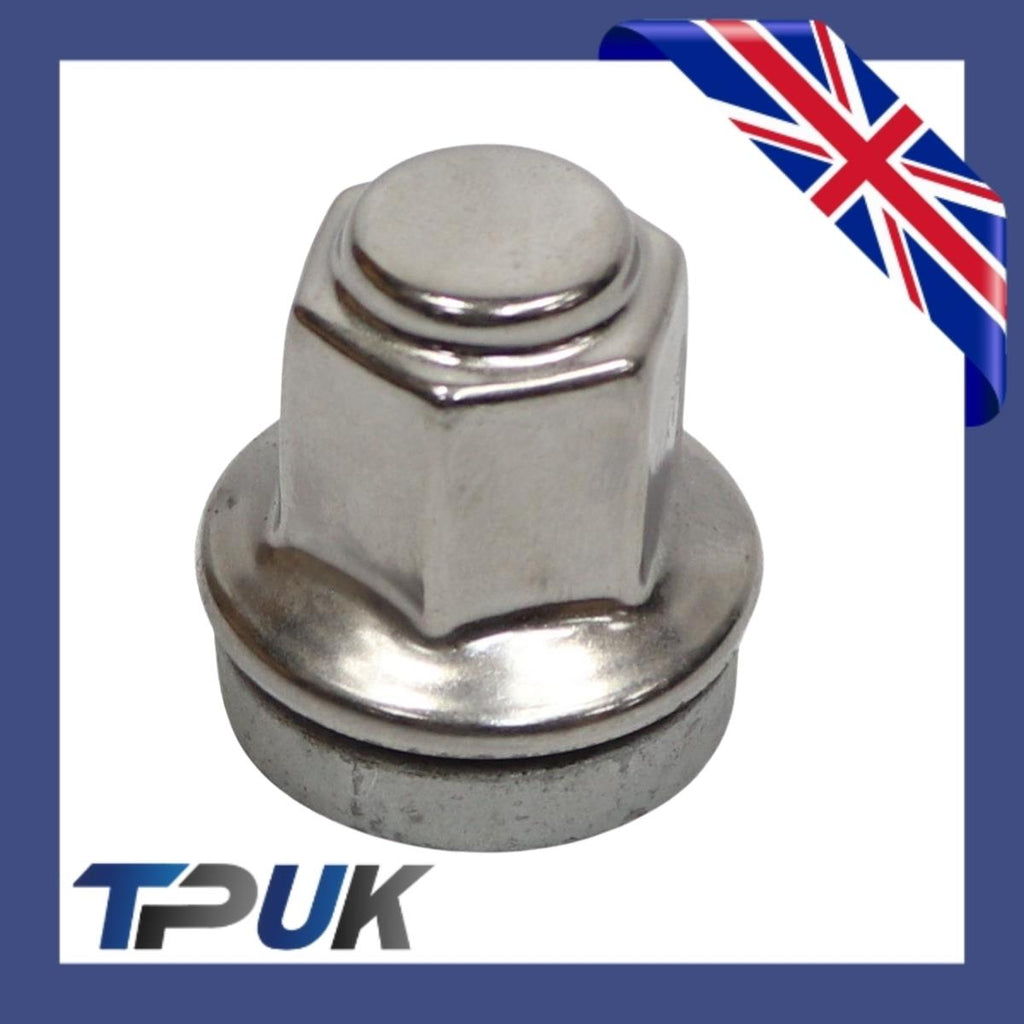 Ford Transit Wheel Nut Set 20 Stainless Steel Capped O.E M14X2 Mk6 Mk7 2000-2014