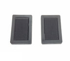 Transit Pedal Pad Rubber 85 - 00 (Pair) Rubbers Pads Square Type Mk3 Mk4 Mk5
