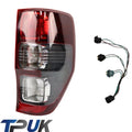 RIGHT BLACK REAR LIGHT LENS BULBS FOR FORD RANGER 2006-2019 OFF DRIVERS SIDE