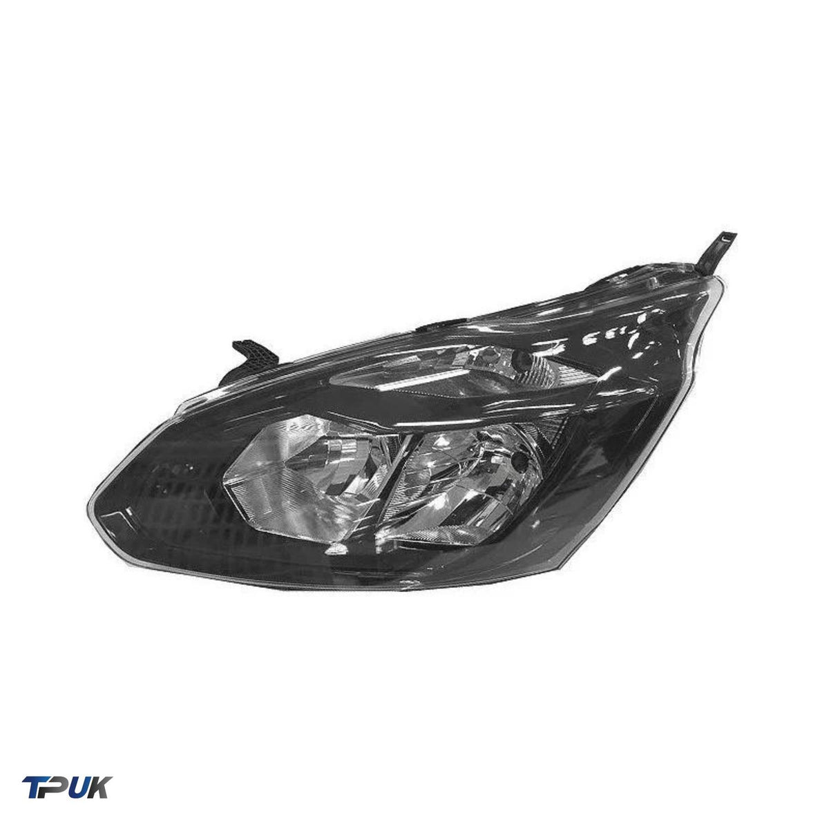 Headlight For Ford Transit Custom 2.0 2.2 2012 On Lhd In Black Front Left