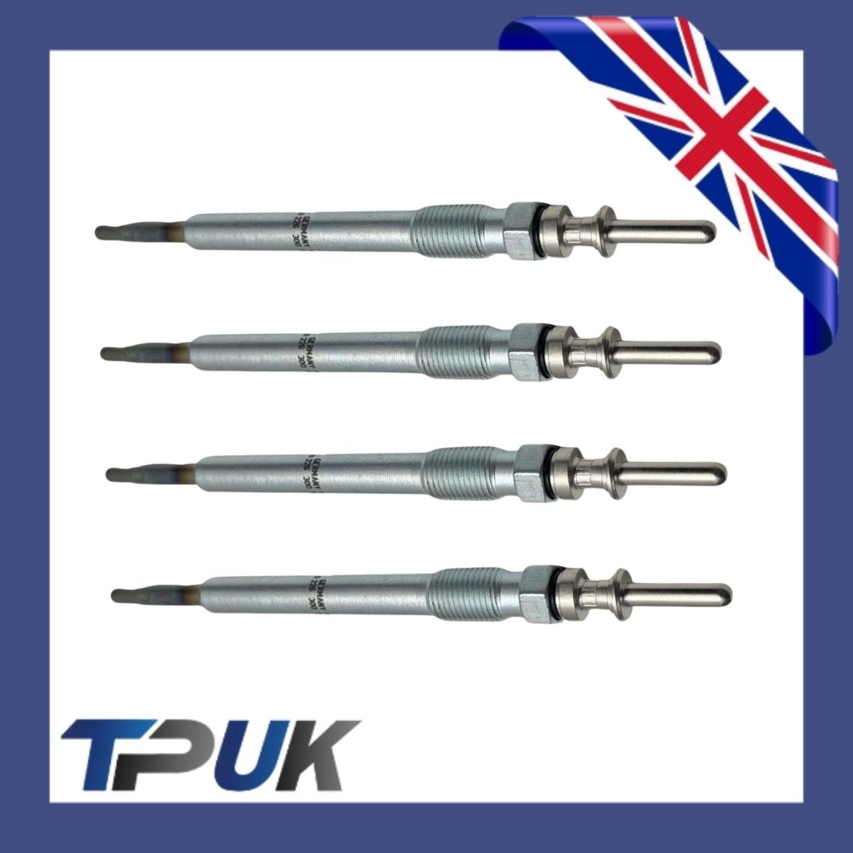 Glow Plugs For Vauxhall Opel Astra Vectra Zafira Sintra 1995-2006  Set Of 4
