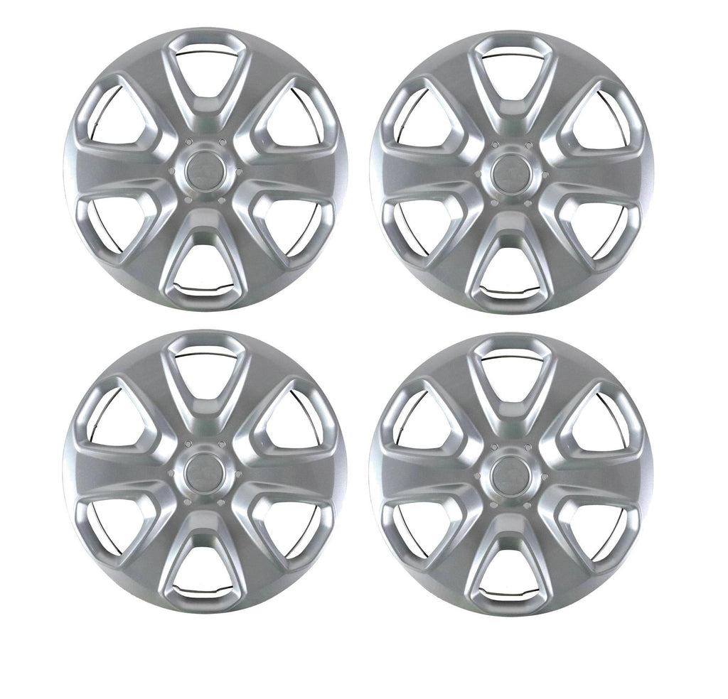 Ford Fiesta Mk7 Set Of 4 15" Inch Wheel Trim Hub Cap Cover 2008 On Clips Ring